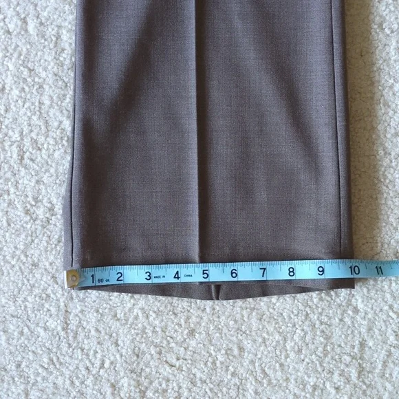 Express Editor Stylish Black, Gray, and Tan Trousers Set Size 6 - Picture 8 of 9